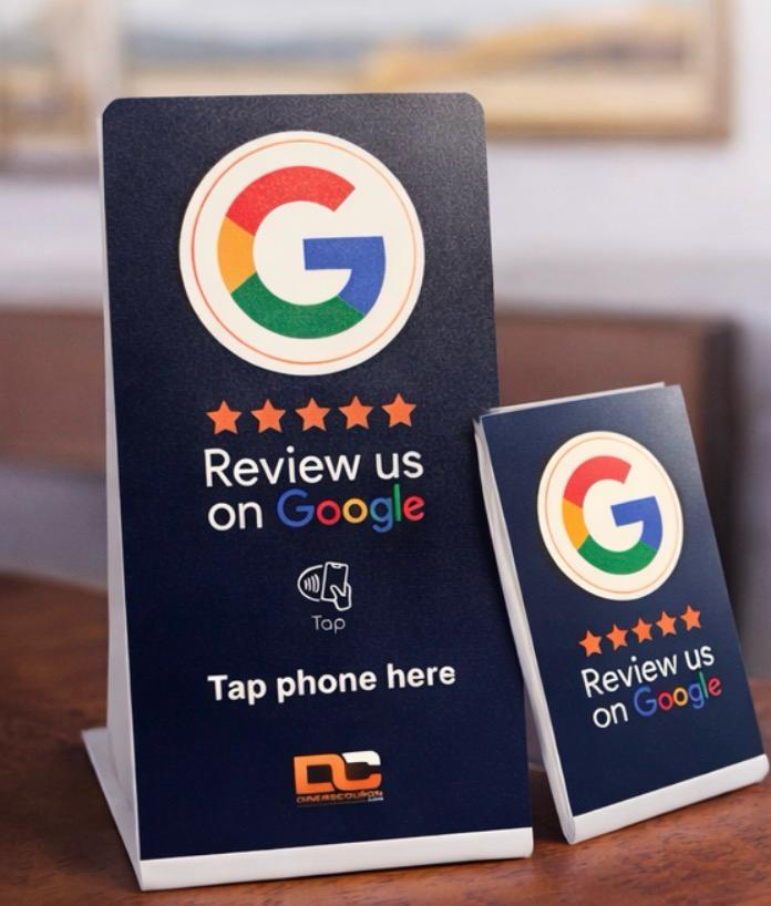 DC Google Review Stand